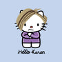 Hello Karen-none glossy sticker-SeamusAran
