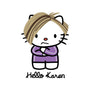 Hello Karen-womens racerback tank-SeamusAran