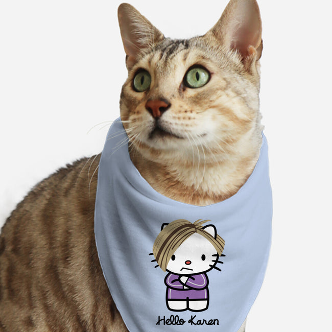 Hello Karen-cat bandana pet collar-SeamusAran