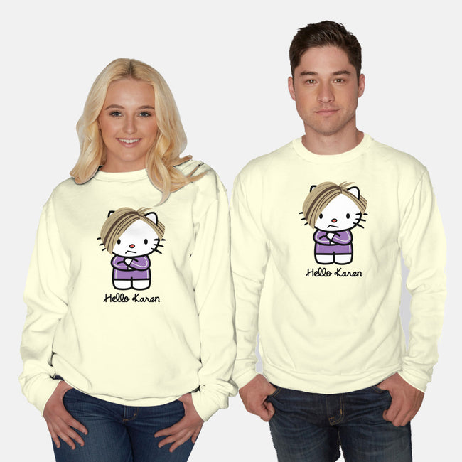 Hello Karen-unisex crew neck sweatshirt-SeamusAran
