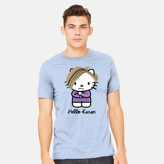 Hello Karen-mens heavyweight tee-SeamusAran