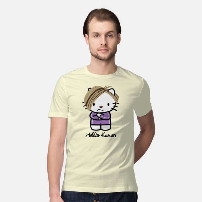 Hello Karen-mens premium tee-SeamusAran