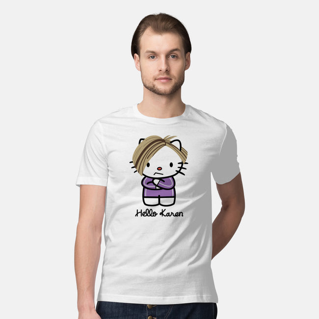 Hello Karen-mens premium tee-SeamusAran