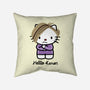 Hello Karen-none removable cover w insert throw pillow-SeamusAran
