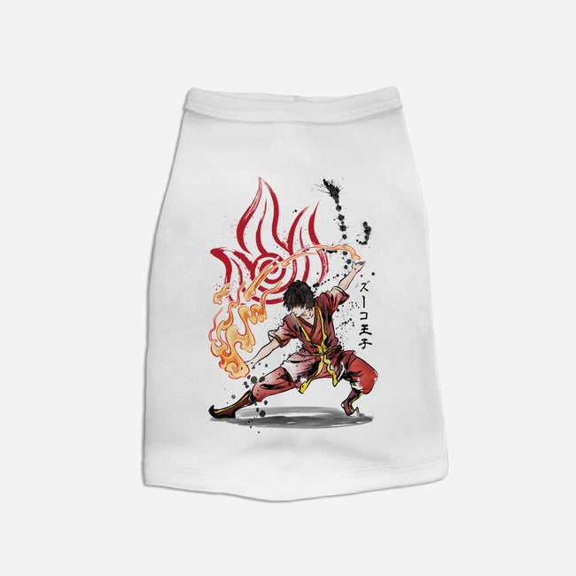The Power of the Fire Nation-dog basic pet tank-DrMonekers
