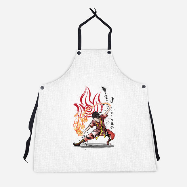 The Power of the Fire Nation-unisex kitchen apron-DrMonekers