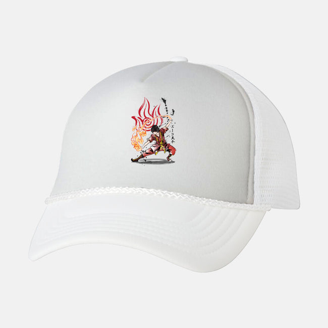 The Power of the Fire Nation-unisex trucker hat-DrMonekers