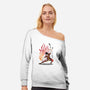The Power of the Fire Nation-womens off shoulder sweatshirt-DrMonekers