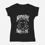 Namastay Away From Me-womens v-neck tee-koalastudio