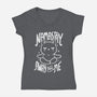 Namastay Away From Me-womens v-neck tee-koalastudio