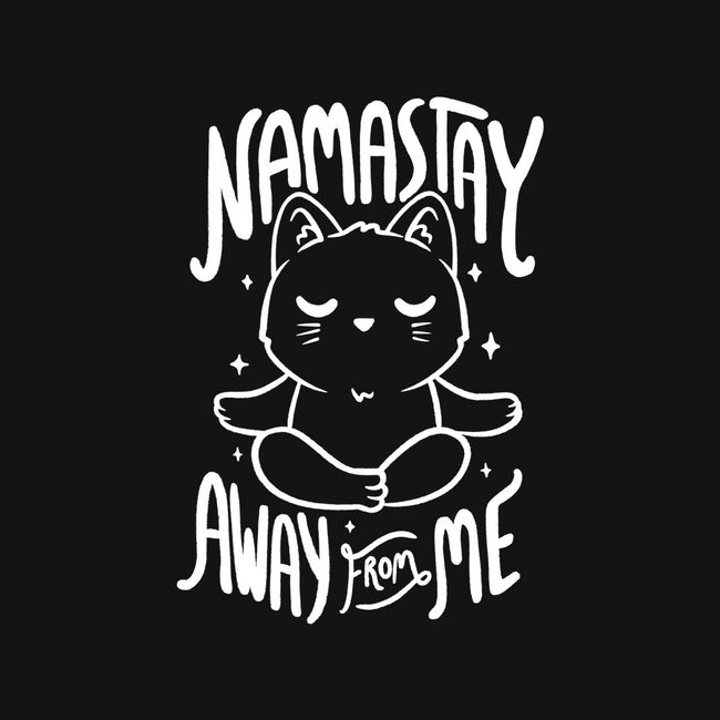 Namastay Away From Me-none removable cover w insert throw pillow-koalastudio