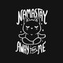 Namastay Away From Me-none removable cover w insert throw pillow-koalastudio