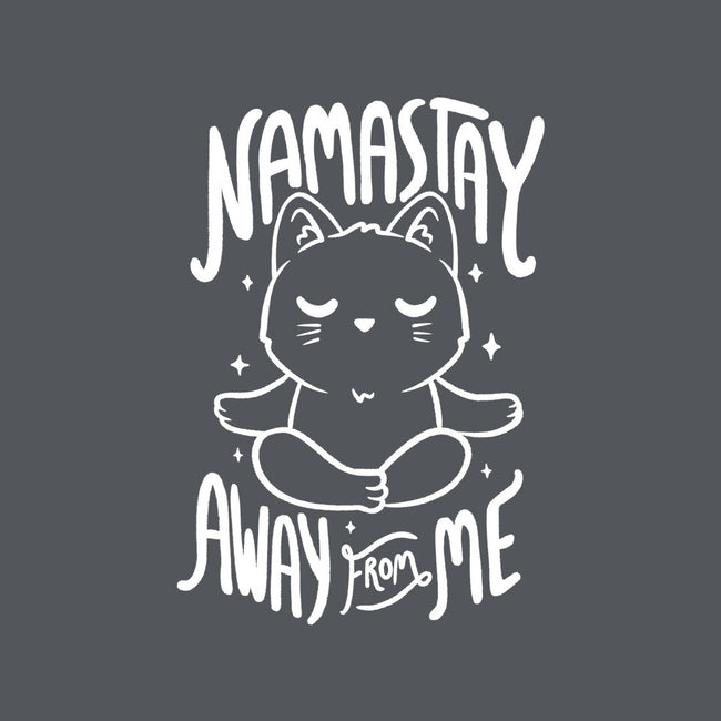 Namastay Away From Me-none polyester shower curtain-koalastudio