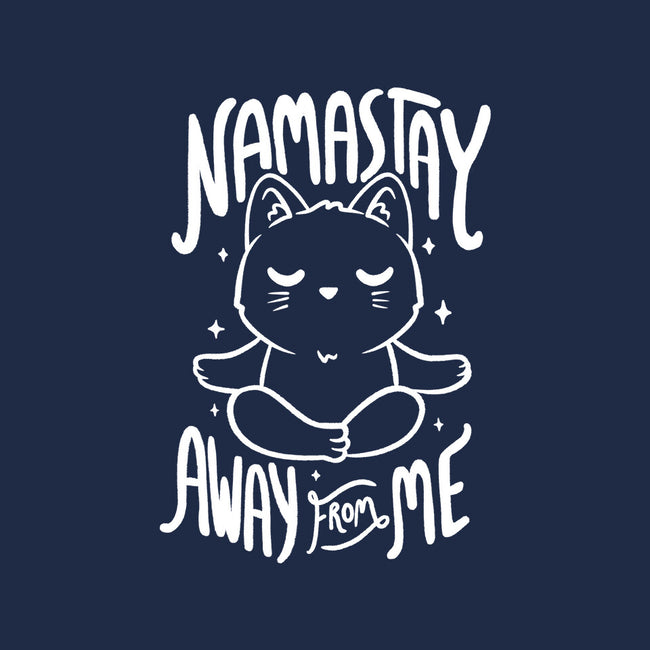 Namastay Away From Me-none polyester shower curtain-koalastudio