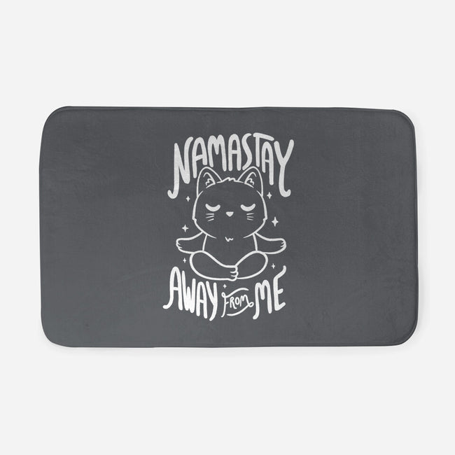 Namastay Away From Me-none memory foam bath mat-koalastudio