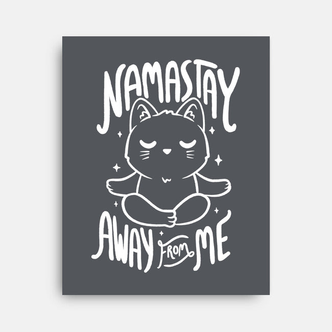 Namastay Away From Me-none stretched canvas-koalastudio