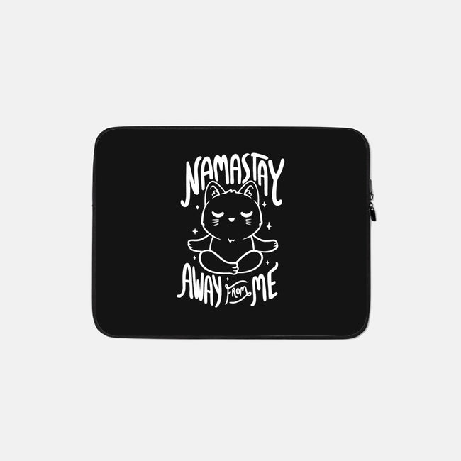 Namastay Away From Me-none zippered laptop sleeve-koalastudio