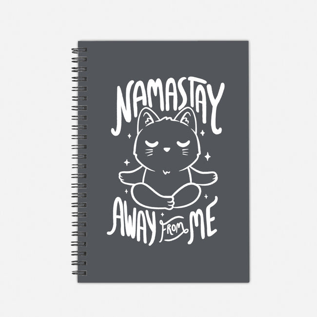 Namastay Away From Me-none dot grid notebook-koalastudio