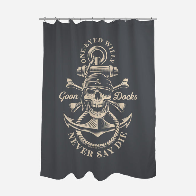 Willy-none polyester shower curtain-CoD Designs