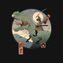 Jurassic Samurai-none removable cover w insert throw pillow-vp021