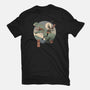 Jurassic Samurai-womens basic tee-vp021
