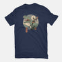 Jurassic Samurai-womens basic tee-vp021