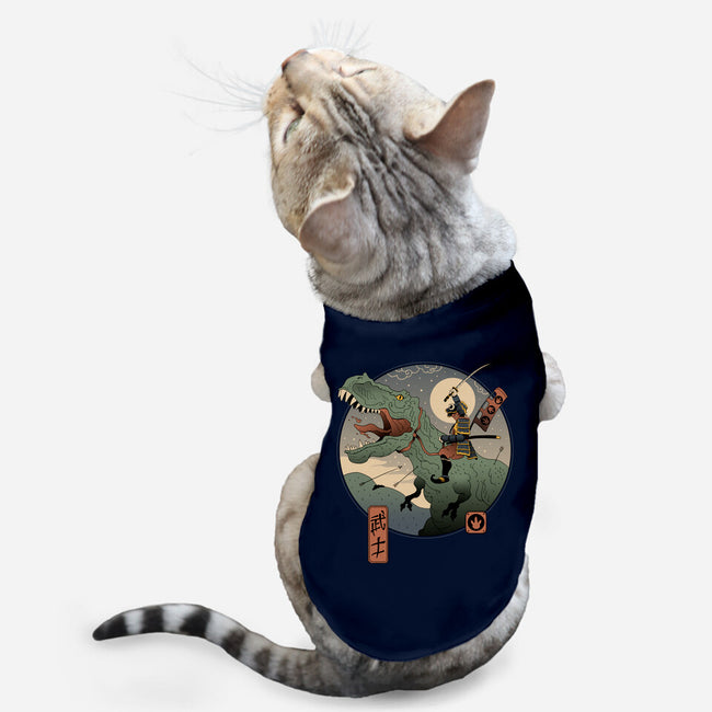 Jurassic Samurai-cat basic pet tank-vp021
