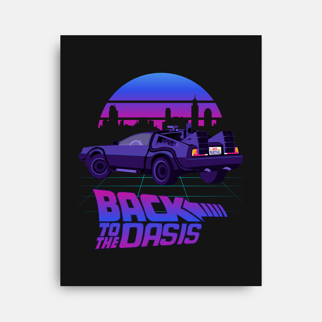 Back to the Oasis-none stretched canvas-GeekMeThat