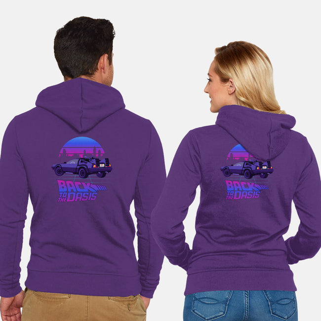 Back to the Oasis-unisex zip-up sweatshirt-GeekMeThat