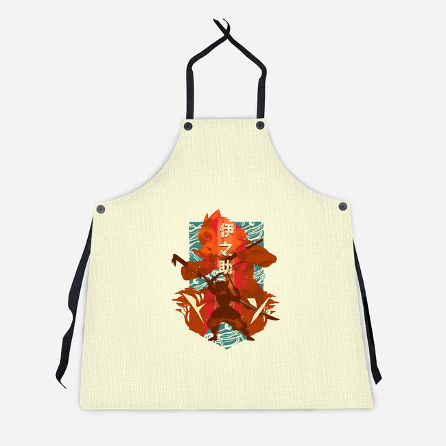 Boar Mask-unisex kitchen apron-hypertwenty
