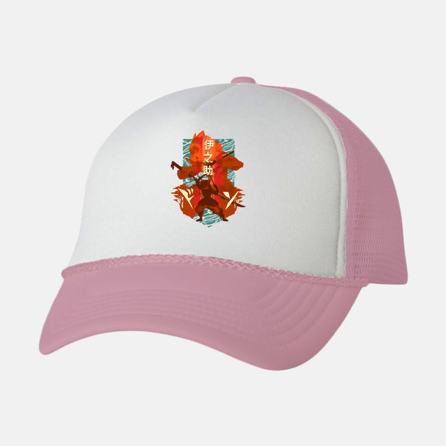 Boar Mask-unisex trucker hat-hypertwenty