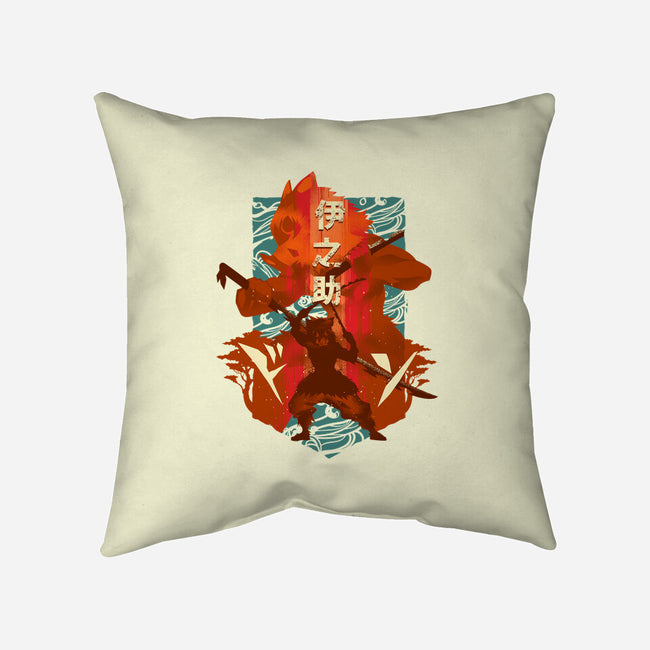 Boar Mask-none removable cover w insert throw pillow-hypertwenty
