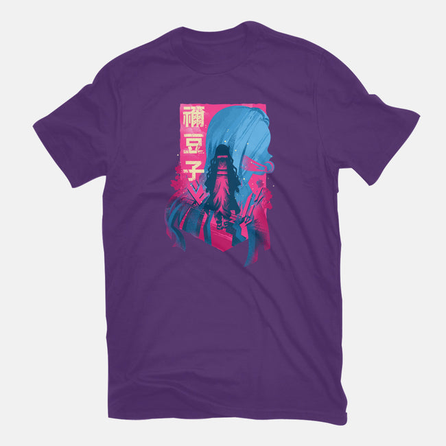 Demon Beauty-womens fitted tee-hypertwenty