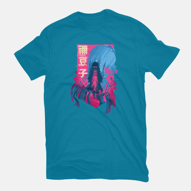 Demon Beauty-womens fitted tee-hypertwenty