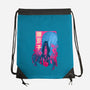 Demon Beauty-none drawstring bag-hypertwenty