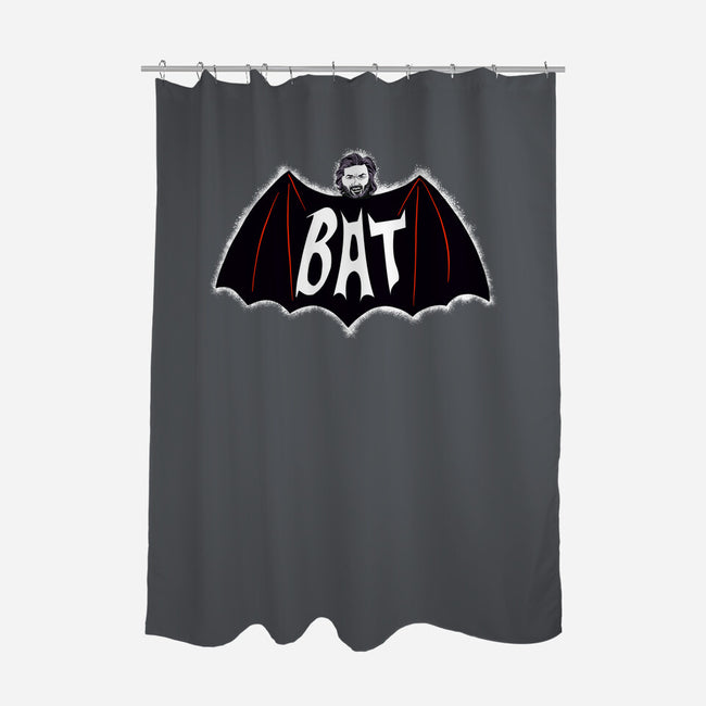 Bat!-none polyester shower curtain-kentcribbs