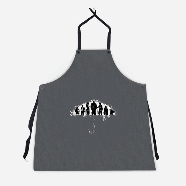 Under My Umbrella-unisex kitchen apron-rocketman_art