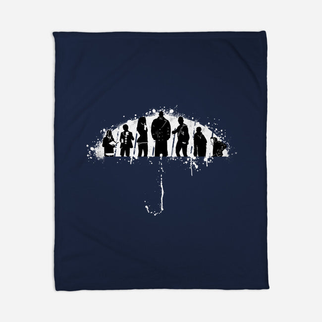 Under My Umbrella-none fleece blanket-rocketman_art