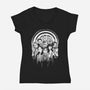 Weird Family-womens v-neck tee-Andriu
