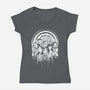 Weird Family-womens v-neck tee-Andriu