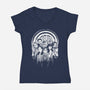 Weird Family-womens v-neck tee-Andriu