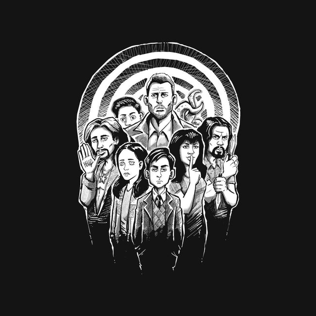 Weird Family-womens v-neck tee-Andriu
