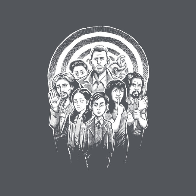 Weird Family-womens v-neck tee-Andriu