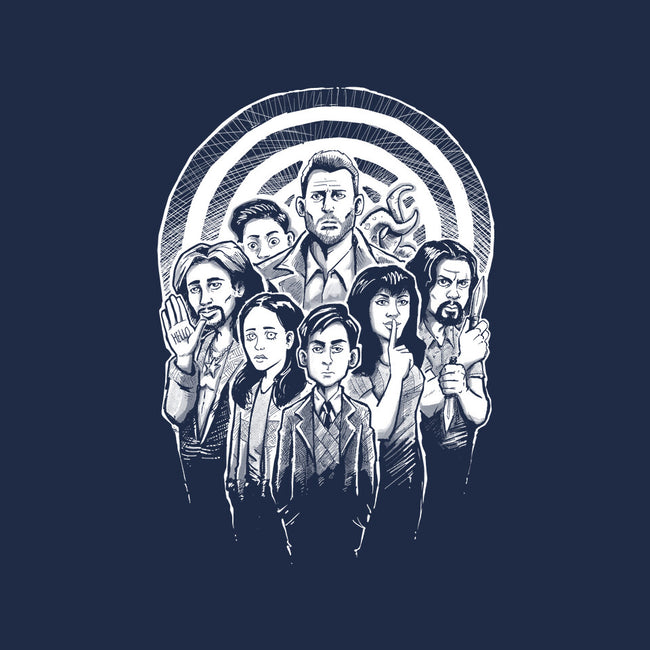 Weird Family-womens v-neck tee-Andriu