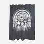Weird Family-none polyester shower curtain-Andriu