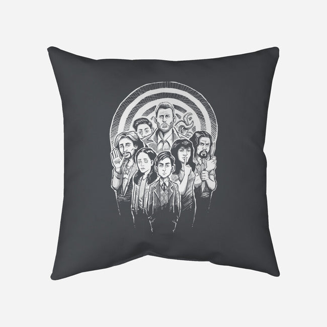 Weird Family-none removable cover throw pillow-Andriu