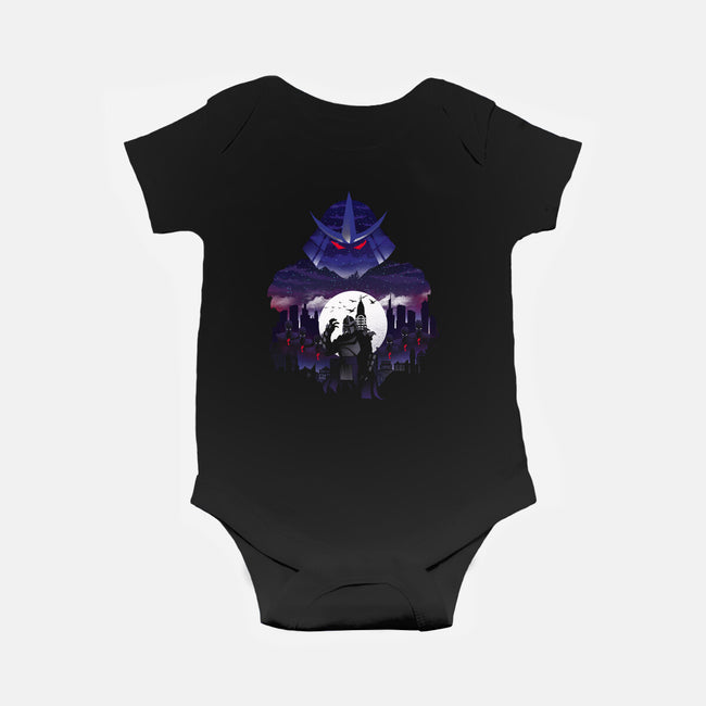 Supervillain Night-baby basic onesie-dandingeroz