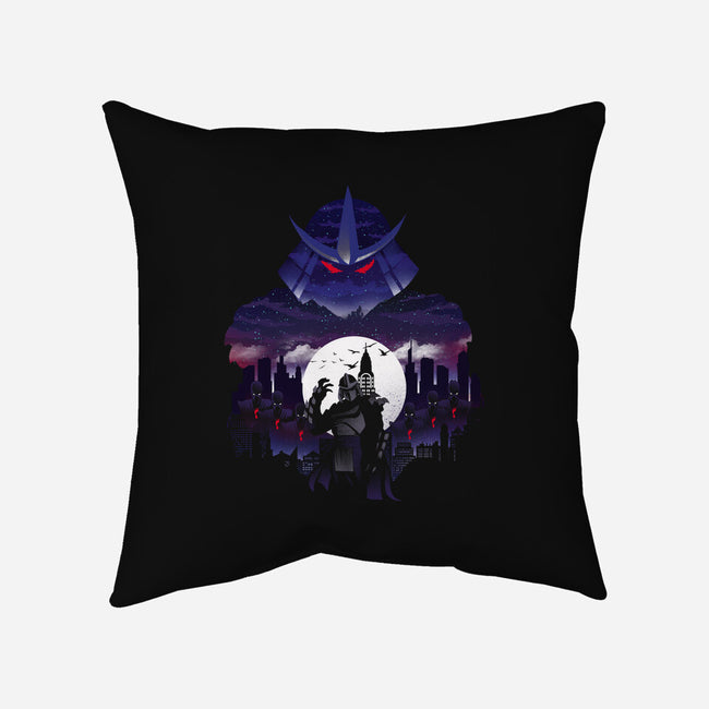 Supervillain Night-none removable cover w insert throw pillow-dandingeroz