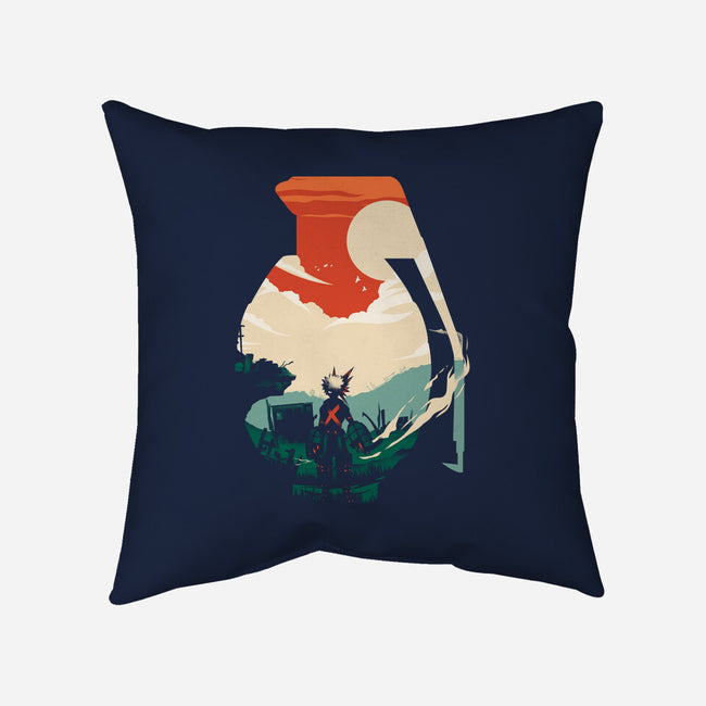 Ground Zero-none removable cover w insert throw pillow-RamenBoy