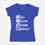 Rinse and Repeat-womens v-neck tee-CoD Designs